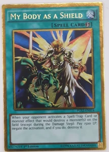 My Body as a Shield - PGL2-EN074 - Gold Rare 1st Edition Yugioh - Picture 1 of 2