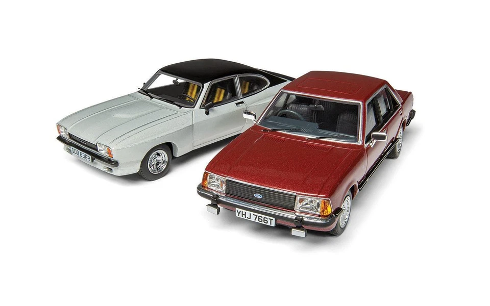 Corgi 1:43 Screen Stars Ford Capri Mk2 X-Pack and Ford Granada mk2 2.8i Ghia - Image 1 of 1
