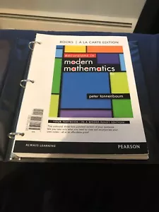 Excirsions In Modern Mathematics By Peter Tannenbaum - Picture 1 of 2