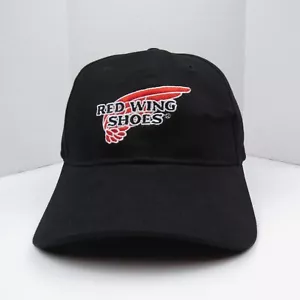 Gorra ajustable de béisbol negra con logotipo bordado Red Wing Shoes - Imagen 1 de 9