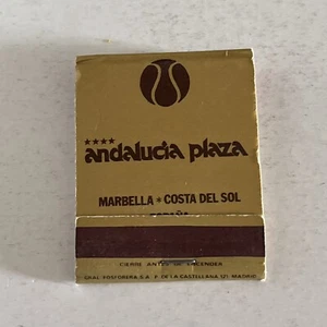 🔥Andalucia Plaza Spain matchbook vintage 20 - Picture 1 of 3