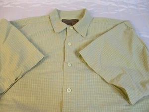 Clearwater Outfitters Shirt Men's Extra Large Green Check Vented Modal Pocket - Picture 1 of 12