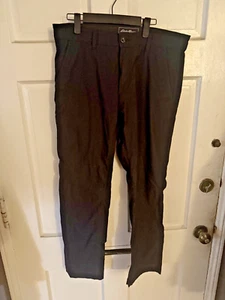 EDDIE BAUER TRAVEX HERREN LEICHTE SCHWARZE NYLON OUTDOOR HOSE GRÖSSE 33x30 R10 - Bild 1 von 4