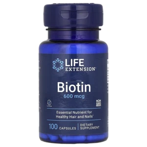 Life Extension, Biotin, 600 mcg, 100 Kapseln - Picture 1 of 2