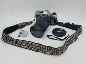 PENTAX K1000 35mm SLR Film Camera W/ Vivitar 72mm 28-200mm Macro Focusing Lens  - Picture 1 of 9