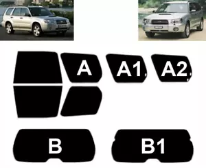 Vorgeschnittene Fensterfarbe für Subaru Forester 5-türig 2002-2008 Heckbausatz - Bild 1 von 4