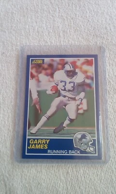 1989 Score #94 Garry James Running Back Detroit Lions - Image 1 of 2