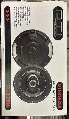 DTI DS6280 6.5” three-way speaker. Max Power 220 W. - Image 1 of 4
