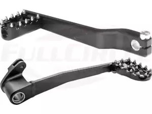 Flo Motorsports Black Adjustable Shifter Arm & Brake Lever 14-18 Harley FLH FLT - Picture 1 of 12