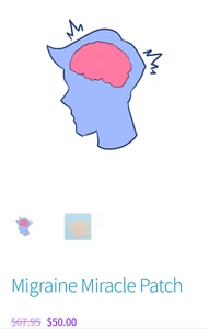 Migraine Miracle Prevention Patch Device Headache Aura Care  - Picture 1 of 7