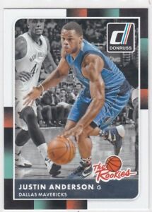 2015-16 Donruss The Rookies Insert Justin Anderson #1