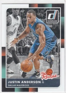 2015-16 Donruss The Rookies Insert Justin Anderson #1 - Picture 1 of 2