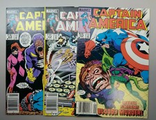 Captain America, lot of 3: #313-315. Marvel Comics, 1986. AS IS