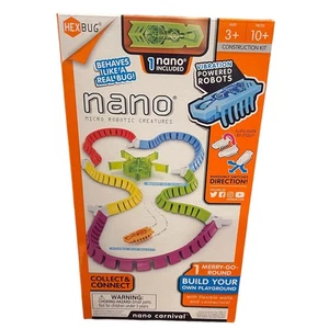 NUOVO Hexbug Nano Micro Creature Robotiche Giocattolo Carnevale 1 Insetto Esagonale 1 Giostra - Foto 1 di 5