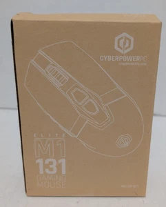 Nowa zapieczętowana mysz do gier Cyber Power PC Elite M1-131 MD-131-301 CyberPowerPC - Zdjęcie 1 z 4