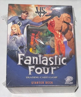 Marvel VS System Fantastic Four Trading Card Game Starter Deck New Upper Deck - Image 1 of 3