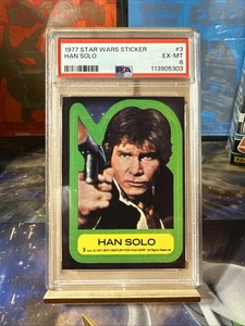1977 Topps Star Wars Han Solo Sticker No. 3  - Picture 1 of 2