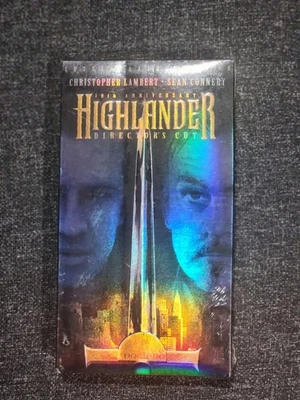 Highlander VHS Letterbox  1996 10th Anniversary Directors Cut New Sealedi - Image 1 of 4