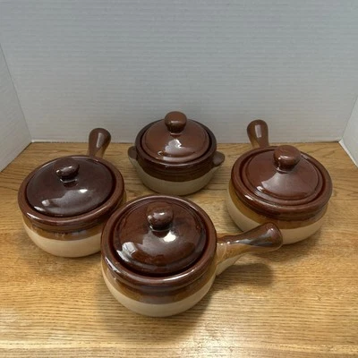 Juego de 3 tarros de sopa de cebolla con tazón y tapas de condimentos hechos en Taiwán Foto 1 de 4