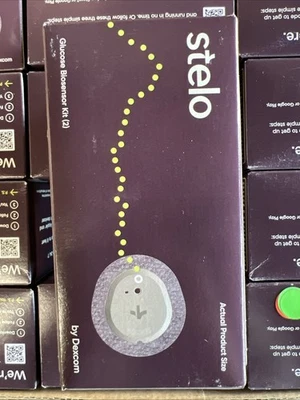 Kit de biossensor de glicose Stelo (pacote com 2) – monitor contínuo. Vencimento 30/11/2025 - Imagem 1 de 4