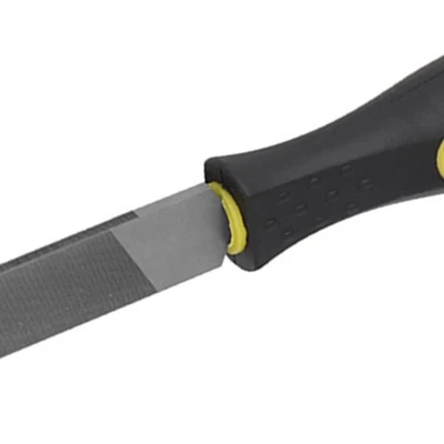 8in Flat Mill File Smooth Blade With Handle Edge File Sharpening Tool Engineers - Image 1 of 4