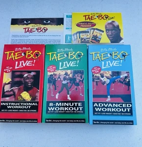 Tae Bo Workout 3 Instructional VHS Tapes Billy Blanks - Picture 1 of 2