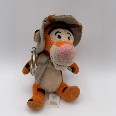 VTG Tigger Plush Keychain 5" Animal Kingdom Walt Disney World Safari Stuffed - Image 1 of 4