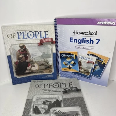 Abeka Literature Of People Student Book Video Manual Test Key Grade 7) 5th Ed) - Image 1 of 4