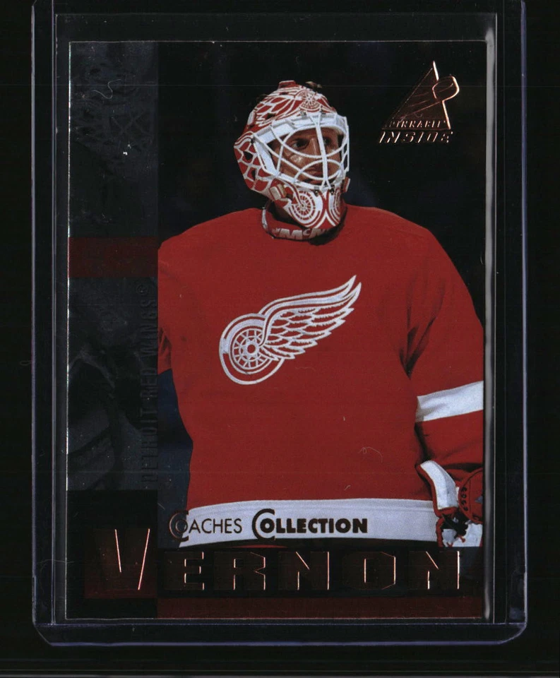 1997-98 Pinnacle Inside #84 Mike Vernon Coaches Collection - Image 1 of 2