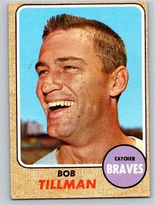 1968 Topps #174 Bob Tillman Atlanta Braves Free Shipping! - Picture 1 of 2