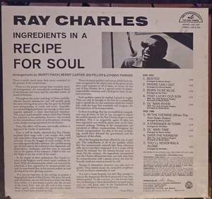 Ray Charles Ingredients In A Recipe For Soul LP - Picture 1 of 4