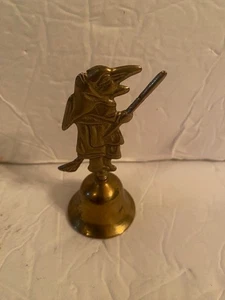 msr imports inc brass witch bell 3 1/2'' tall rare, mint condition - Picture 1 of 3
