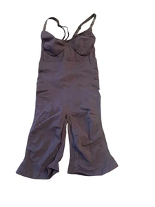 Skims L / XL Black Body Shaper Bodysuit Seamless Compression Adjustable Straps - Picture 1 of 4