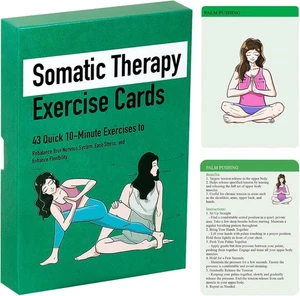GiftNest Somatic Therapy Exercise Cards - 43 Quick Exercises for Stress Relief - Picture 1 of 7