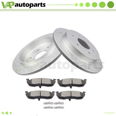 320mm Rear Brake Pads And Rotors For Nissan Armada Infiniti QX56 5.6L 2005-2010 Foto 1 de 4