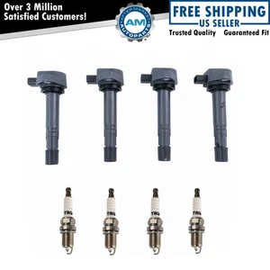 Ignition Coil & Iridium Spark Plug Kit Set for 2001-2005 Honda Civic 1.7 - Picture 1 of 6