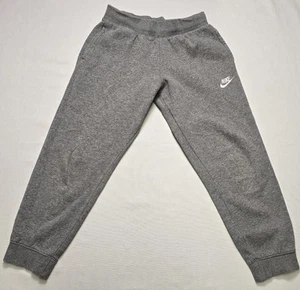 Nike Fleece Joggers Youth Unisex Size Medium Grey - Picture 1 of 5