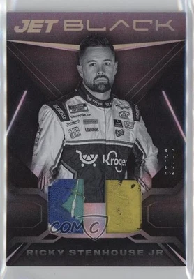 2022 Panini Chronicles Jet Black Materials Holo Silver 14/25 Ricky Stenhouse Jr - Image 1 of 3