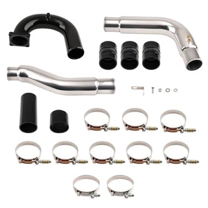 Kit de tubos turbo de aluminio para Dodge Ram Cummins 5.9L 03-07 con botas de silicona - Imagen 1 de 12