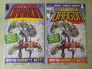 SAVAGE DRAGON 261 REGULAR AND VARIANT EDITION HIGH-GRADE NM IMAGE COMICS 2022 - Picture 1 of 5