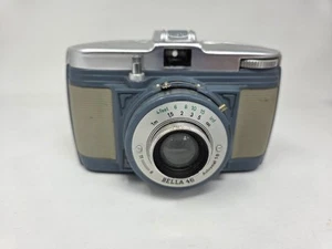 Vintage Bilora Bella 46 Camera Made In Germany Silver Film 127 - Picture 1 of 9