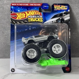 Hot Wheels Monster Trucks - Back To The Future DeLorean Time Machine - Picture 1 of 1