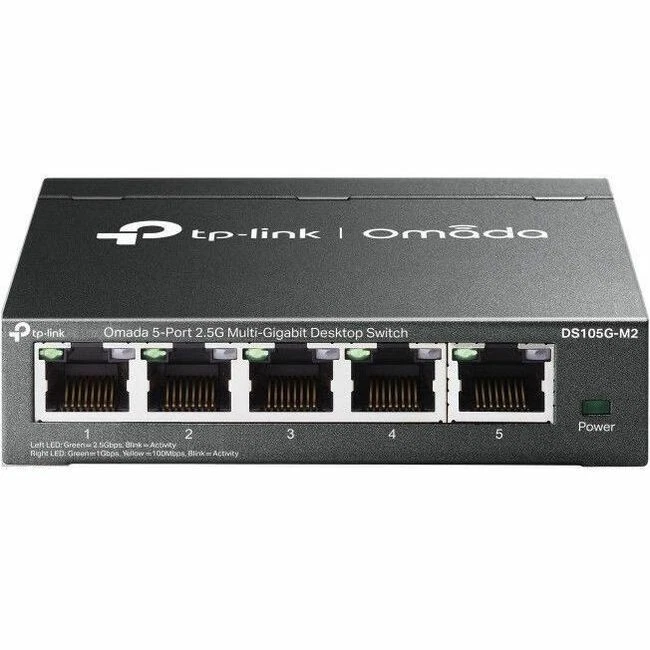 TP-Link DS105G-M2 Omada 5-Port 2.5G Multi-Gigabit Desktop Switch Retail