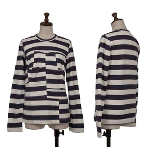 COMME des GARCONS Stripe Switching Design Top Size M(K-162551) - Picture 1 of 12