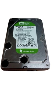 Lot of 2 Western Digital WD Caviar Green WD7500AACS 750GB 3.5" SATA II Hard - Picture 1 of 3