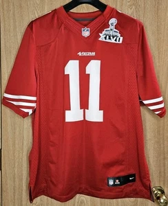 Nike On-Field San Francisco 49ers #11 Smith Jersey Super Bowl XLVII Size Large - Picture 1 of 7