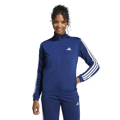 Mujer Adidas Tricot 3 Rayas Prendas para el torso Chaqueta Azul Oscuro JD4514 NUEVO CON ETIQUETAS Foto 1 de 4