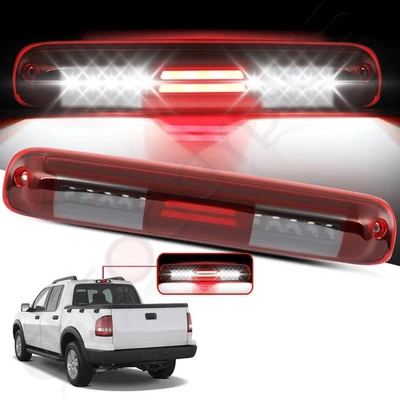 Para 01-06 GMC Sierra 1500/2500/3500 HD LED 3RD Luz de freno Lente roja 923240 Foto 1 de 4