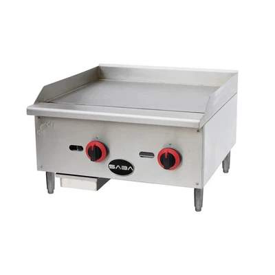 SABA MG-24 Stainless Steel Gas Manual Countertop Griddle WARRANTY INCLUDED - Image 1 of 4
