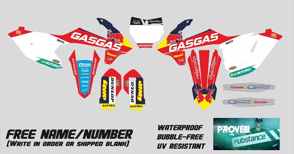 Graphic kit GASGAS MC85 MC 85 2021 2022 2023 2024 GAS GAS DECAL STICKERS - Image 1 of 1